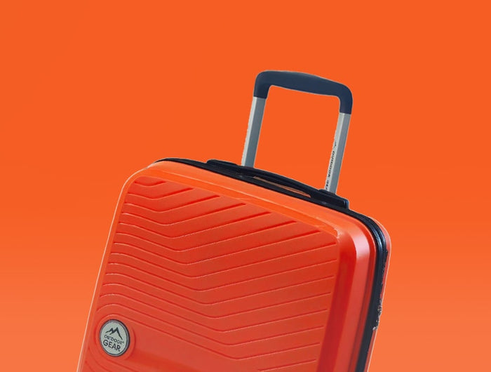 Orange Suitcases