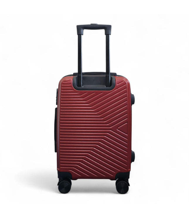 Junee Cabin Hard Shell Suitcase in Red