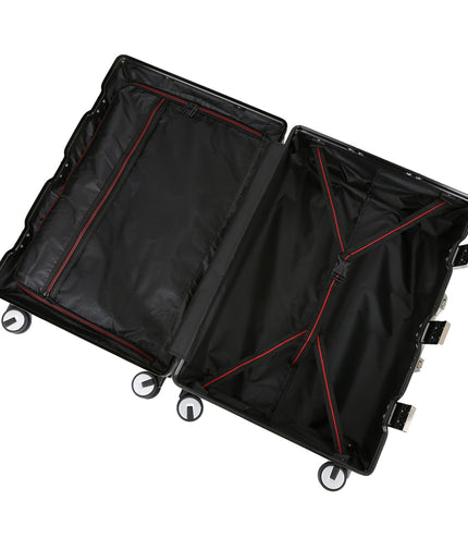 Airdrie Set of 3 Hard Shell Suitcase in Silver