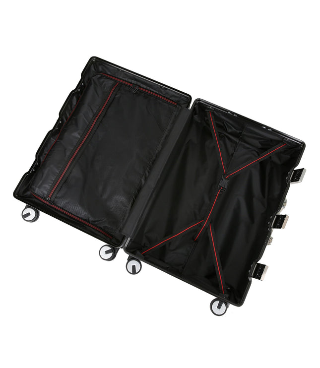 Airdrie Set of 3 Hard Shell Suitcase in Silver