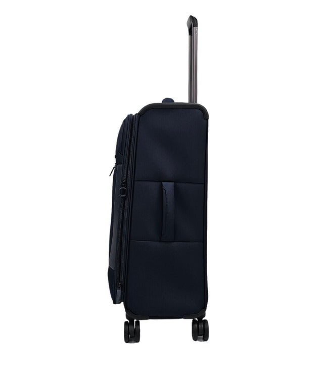 Bourne Medium Soft Shell Suitcase in Navy