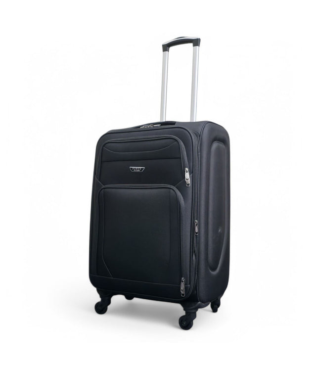 Nagoya Medium Soft Shell Suitcase in Black