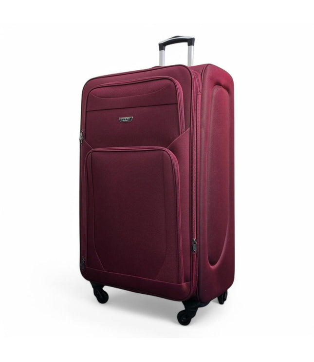 Nagoya X-Large Soft Shell Suitcase in Wine