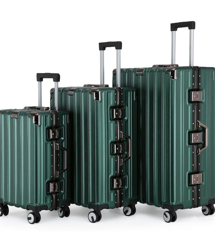 Airdrie Set of 3 Hard Shell Suitcase in Green
