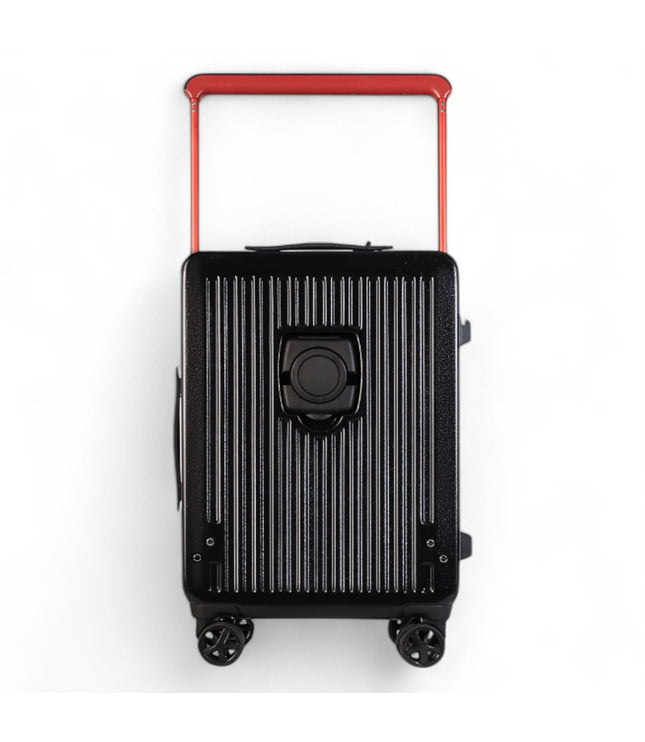 Hard Shell Black Rimowa Inspired TSA Cabin Luggage Suitcase Durable Spinner Carry-On