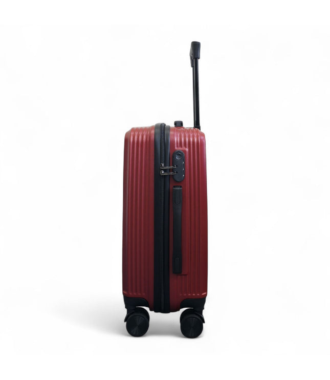 Junee Cabin Hard Shell Suitcase in Red