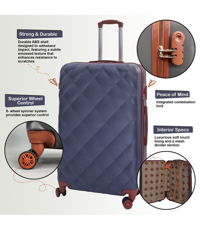 Crawley Medium Soft Shell Suitcase in Grey