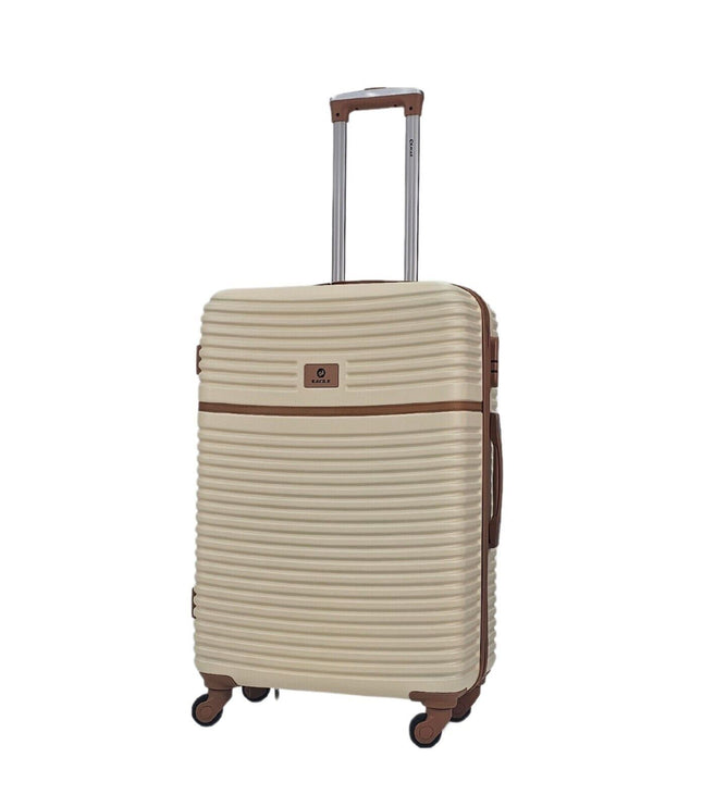 Caistor Medium Hard Shell Suitcase in Cream
