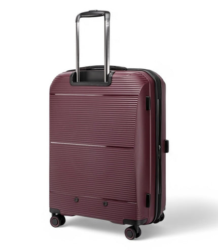 Abiko Large Hard Shell Suitcase in Burgundy