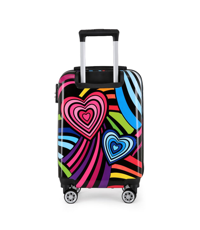 Congleton Cabin Hard Shell Suitcase in Hearts