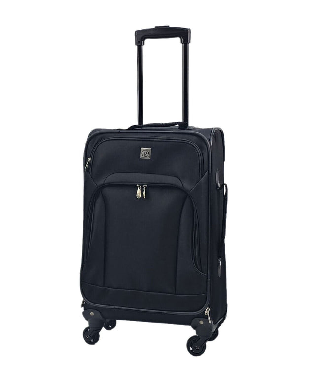 Corsham Cabin Soft Shell Suitcase in Black