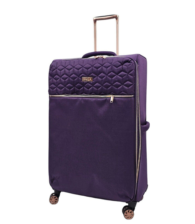 Bexley Large Soft Shell Suitcase in Purple