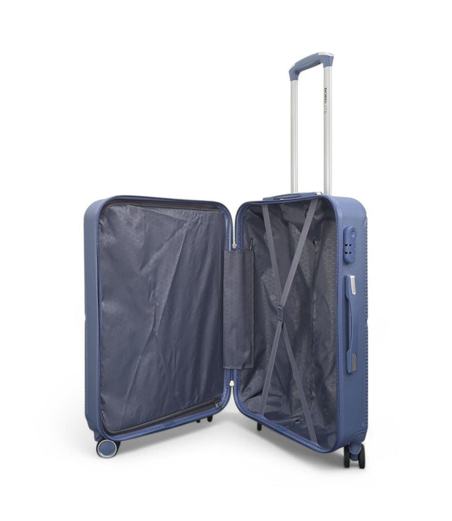 Seto Large Hard Shell Suitcase in Light Blue
