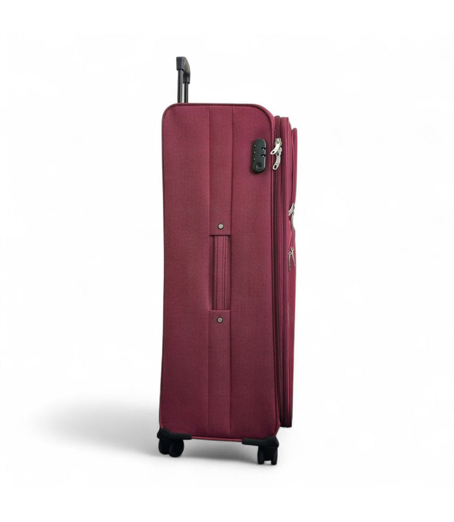 Gosford X-Large Soft Shell Suitcase in Burgundy Red