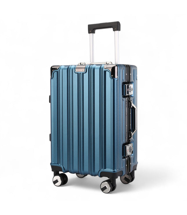 Airdrie Cabin Hard Shell Suitcase in Blue