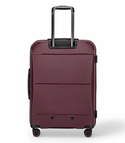 Abiko Large Hard Shell Suitcase in Burgundy