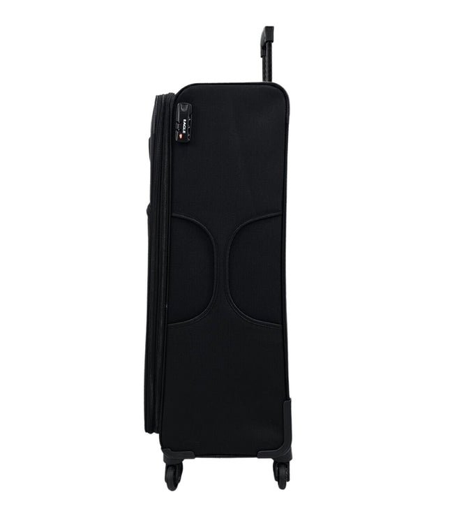 Ashford Extra Large Soft Shell Suitcase in Black