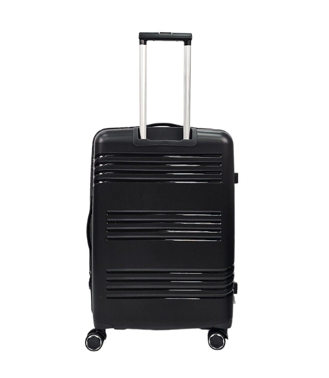 Camborne Medium Hard Shell Suitcase in Black