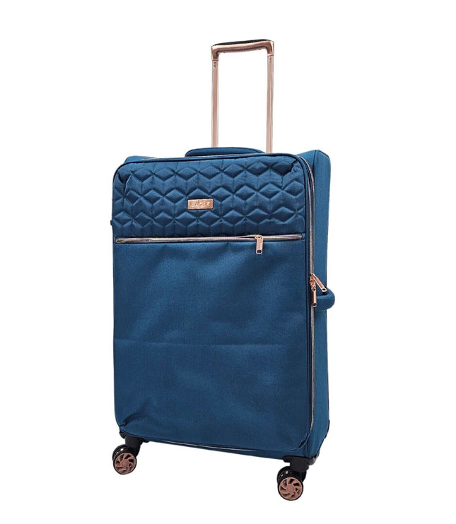 Bexley Medium Soft Shell Suitcase in Teal