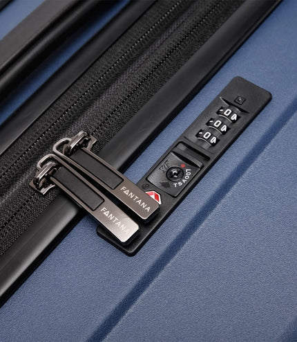 Abiko Large Hard Shell Suitcase in Navy