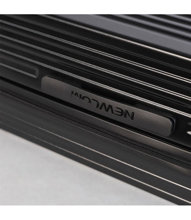 Hard Shell Black Rimowa Inspired TSA Cabin Luggage Suitcase Durable Spinner Carry-On