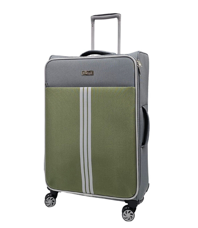 Beverley Medium Soft Shell Suitcase in Grey