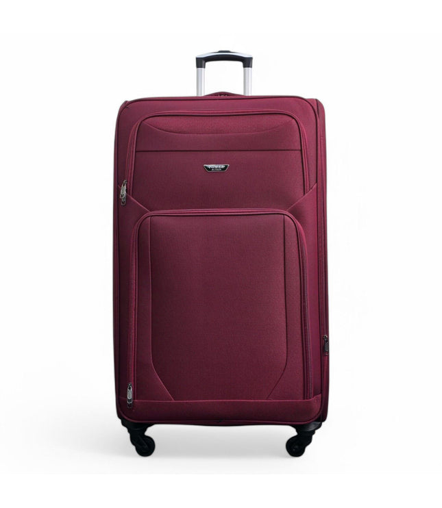 Nagoya X-Large Soft Shell Suitcase in Wine