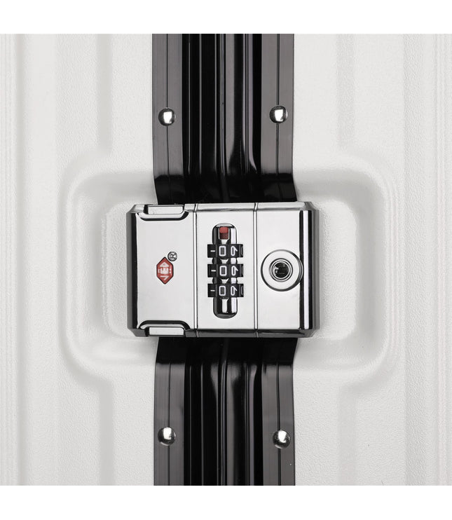 Airdrie Set of 3 Hard Shell Suitcase in White