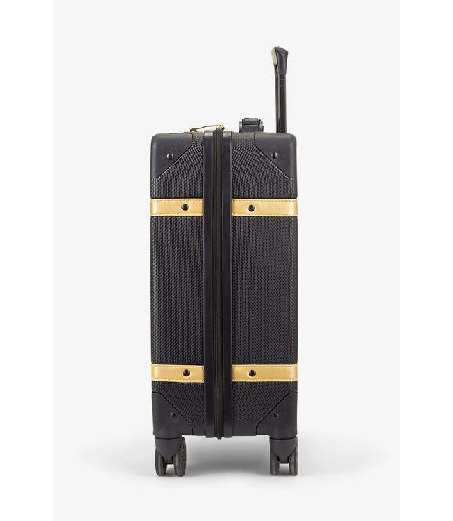 Alston Cabin Hard Shell Suitcase in Black Gold