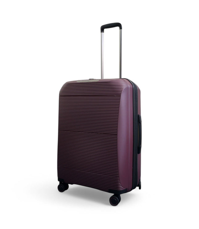 Abiko Medium Hard Shell Suitcase in Burgundy