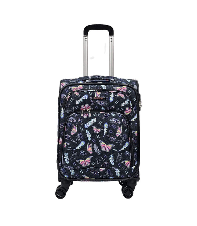 Ashbourne Cabin Soft Shell Suitcase in Butterfly