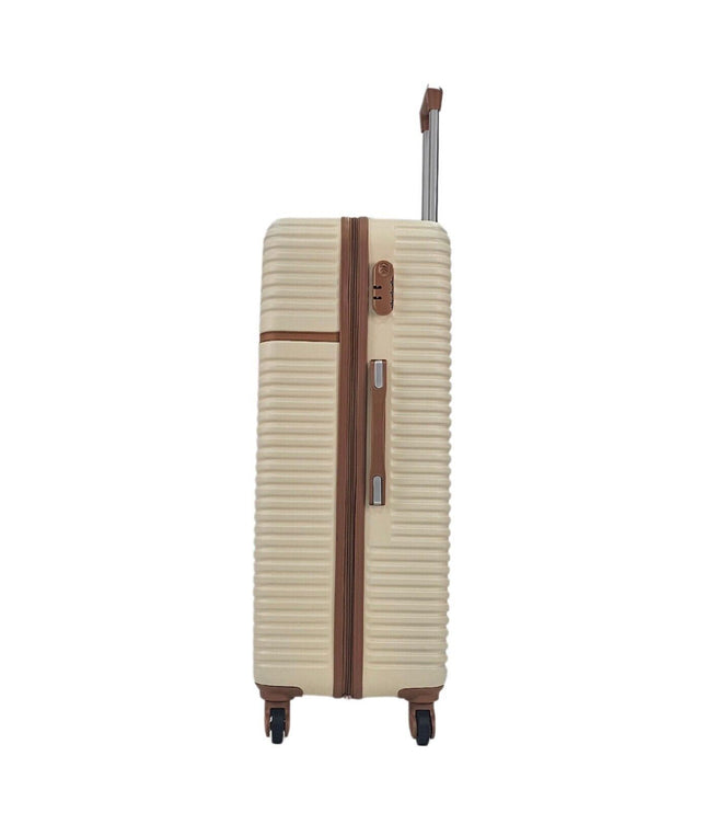 Caistor Large Hard Shell Suitcase in Cream