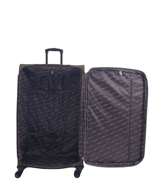 Arundel Extra Large Soft Shell Suitcase in Khaki