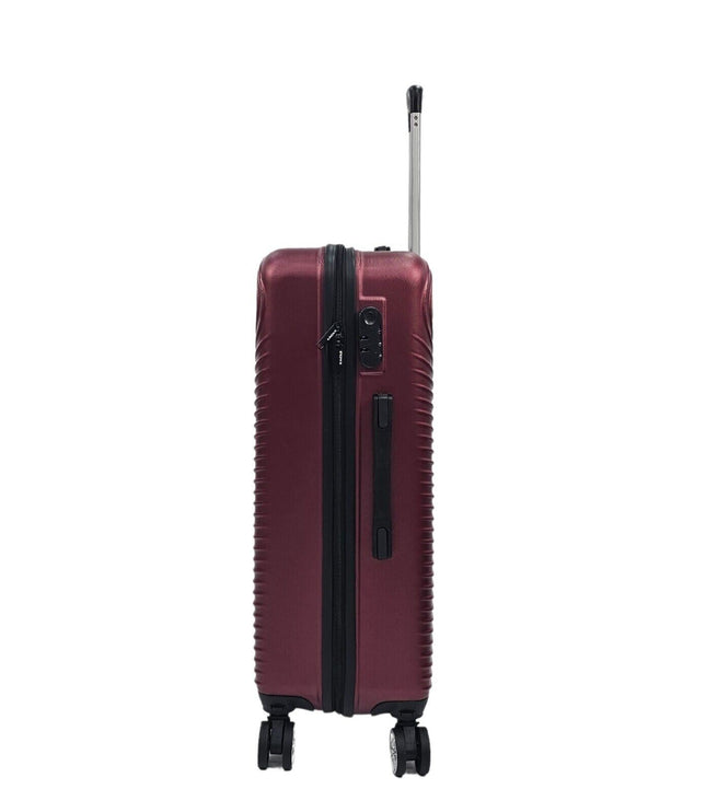 Chorley Medium Hard Shell Suitcase in Burgundy