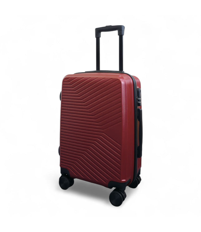 Junee Cabin Hard Shell Suitcase in Red