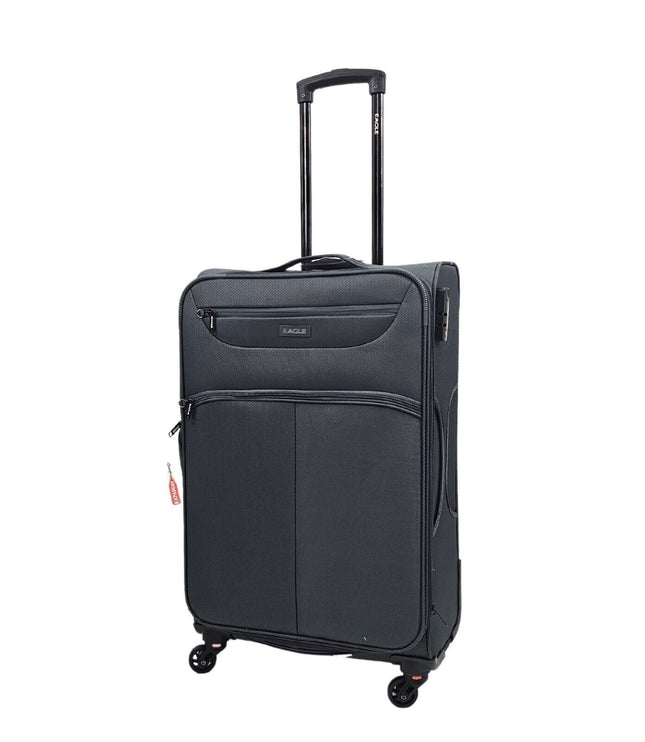 Ashford Medium Soft Shell Suitcase in Grey