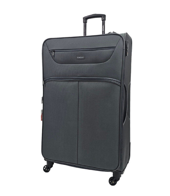 Ashford Extra Large Soft Shell Suitcase in Grey