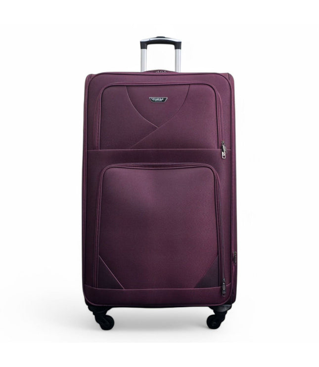 Nagoya X-Large Soft Shell Suitcase in Purple