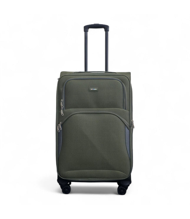 Gosford Medium Soft Shell Suitcase in Green