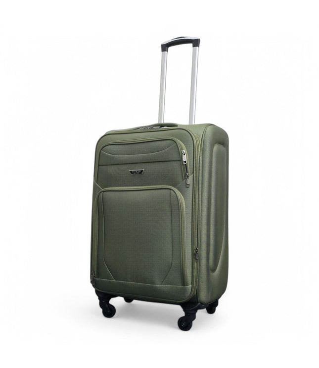 Nagoya Medium Soft Shell Suitcase in Khaki