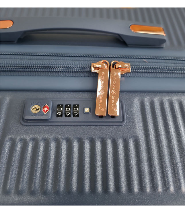 Cowra Cabin Hard Shell Suitcase in Navy Blue