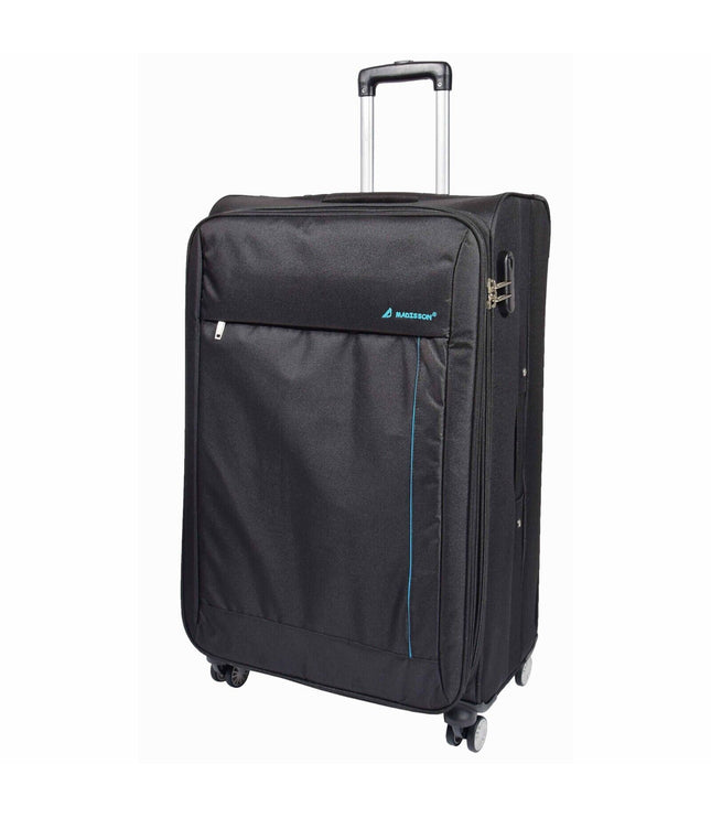 Clevedon Large Soft Shell Suitcase in Black