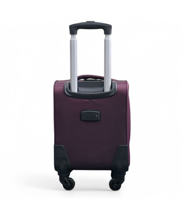 Nagoya Unserseat Soft Shell Suitcase in Purple