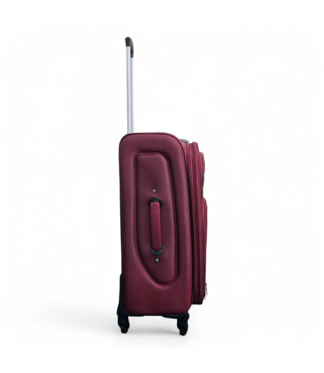 Nagoya Medium Soft Shell Suitcase in Wine