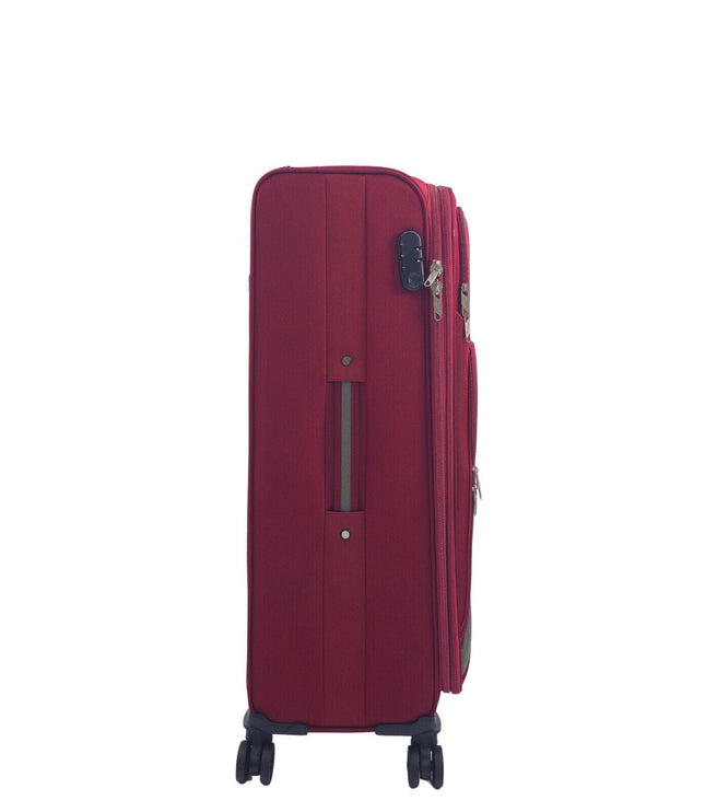 Arundel Large Soft Shell Suitcase in Burgundy
