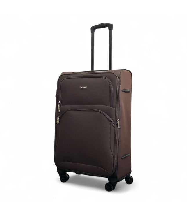 Gosford Medium Soft Shell Suitcase in Brown