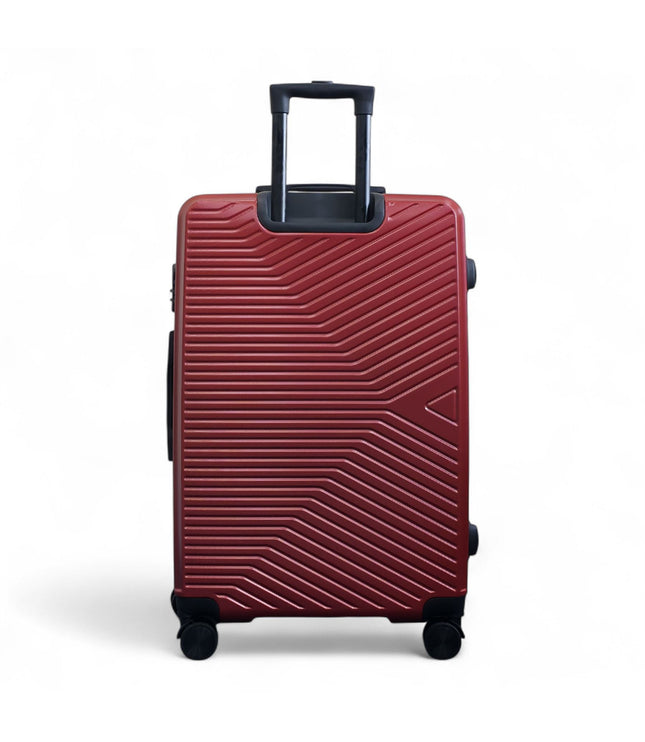 Junee Large Hard Shell Suitcase in Red