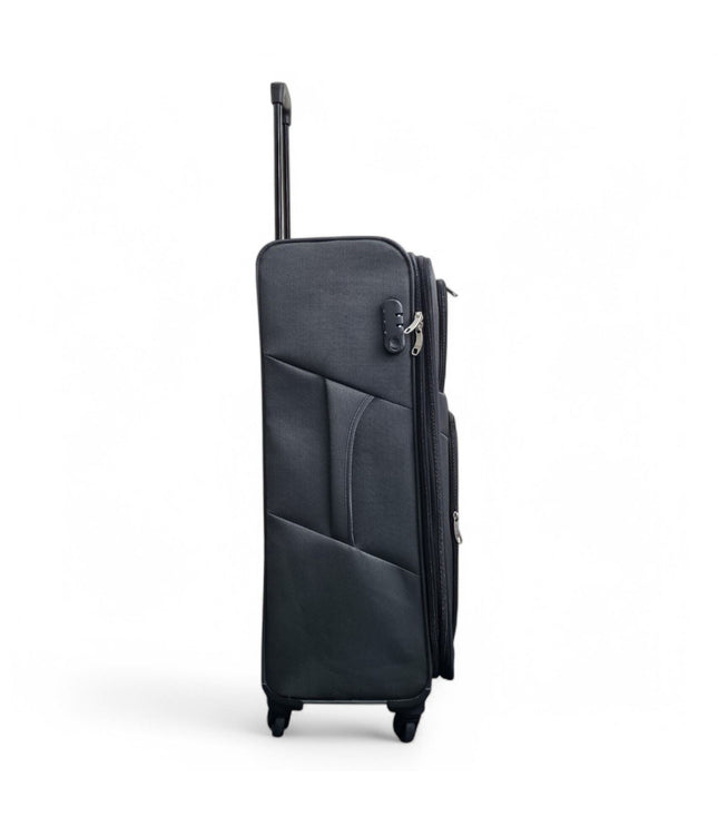Tahara Large Soft Shell Suitcase in Grey