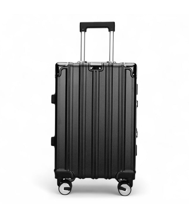 Airdrie Cabin Hard Shell Suitcase in Charcoal Black