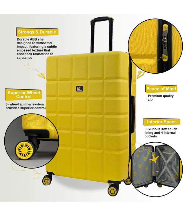 Cotgrave Cabin Soft Shell Suitcase in Yellow